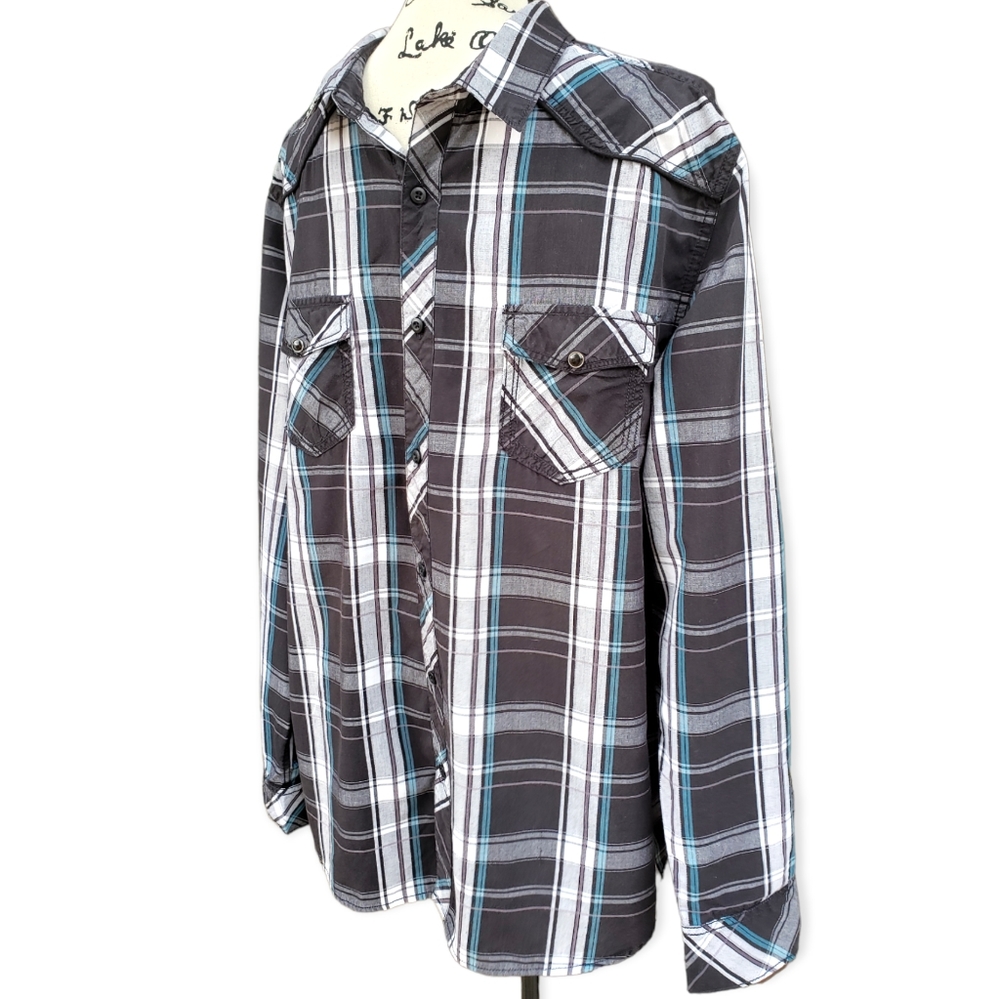 Mens RERUN Western button down - Picture 2 of 8